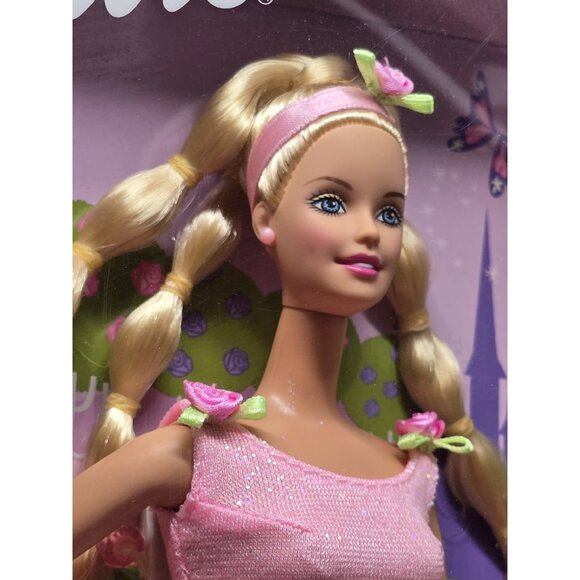 Rose Princess Blonde Barbie Doll Mattel 2000- New In Box - Picture 8 of 16